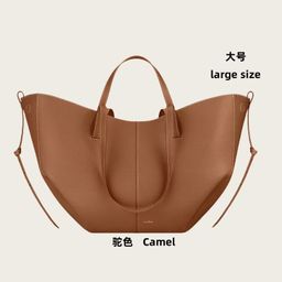 thumbnail for Cowhide Polens Tote Bag Popular Shopping Bag Cyme Wing Women's Bag Commuter Fashion Single Shoulder Handbag