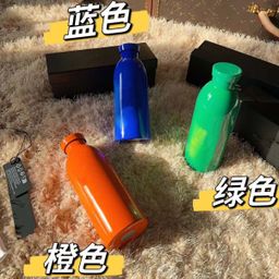 thumbnail for Cross-border live broadcast changes color in hot water, 304 stainless steel Coke bottle, mountaineering, outdoor sports, water cup cycling, and dropship