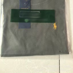 thumbnail for Foreign Trade Paul T-shirt LF Pony Embroidery Women&#039;s Crewneck Short-sleeved Cotton Half-sleeved Men&#039;s Sweater All-match Base Shirt Trendy