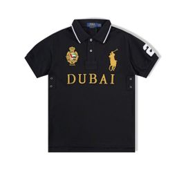 thumbnail for Summer cross-border pop POLO shirt lapel embroidery Malaysian city casual plus size top T-shirt Polo short sleeves