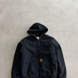 thumbnail for In stock: Heavyweight vintage J130 American hooded pre-loved washed distressed canvas cotton jacket jacket for men and women