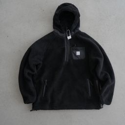 thumbnail for Heavyweight, small label, classic stand-up collar, zipper, sherbet jacket, jacket, unisex couple, polar fleece top, trendy