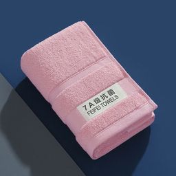 thumbnail for Toalha, 100% algodão, Classe A, qualidade materno-infantil, toalha de rosto para adultos, espessada, absorvente, macia, toalha de algodão puro antibacteriana 7A