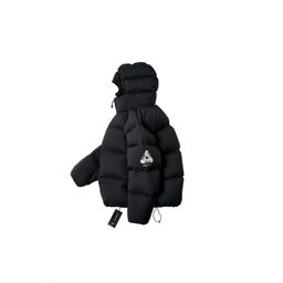 thumbnail for PA Autumn/Winter Windproof Casual Sports Outdoor Down Cotton Jacket Hooded Warm Waterproof Loose Unisex Jacket