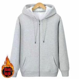 thumbnail for Jaqueta de moletom com capuz masculina primavera e outono novo estilo de hong kong solto casual topos simples tendência jaqueta cardigan de cor pura