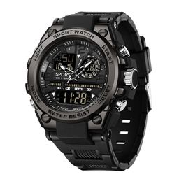 thumbnail for New watch men's student multi-functional sports trendy high school student simple luminous men's youth electronic watch
