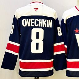 thumbnail for NHL Hockey Jersey Fever Edition Capitals Team Full Team Player Numbers Embroidered Ice Hockey Jersey Hockey Jersey