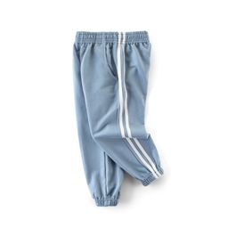 thumbnail for 2021 roupas infantis outono novas calças esportivas para meninos moda marca na moda calças infantis calças compridas para bebês atacado