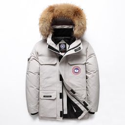 thumbnail for Down jacket men's new winter thickened Canada style outdoor workwear couple tide goose explosive jacket