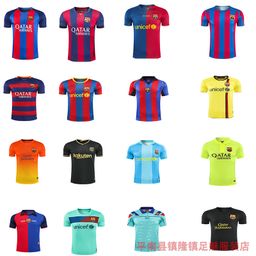 thumbnail for Camiseta de Barcelona 1415 Barcelona local Neymar Messi Neymar uniforme de fútbol retro fábrica al por mayor