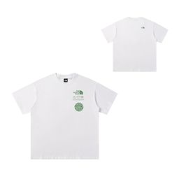 thumbnail for North Face Pure Cotton T-Shirt 260g Unisex Couple Trendy Printed Loose Fashion Versatile Casual Short Sleeve