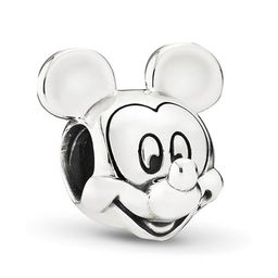 thumbnail for Desenhos animados Disney Mickey Mouse Panjia liga diy pulseira frisada animal filhote de cachorro gato Snoopy acessórios