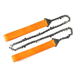 thumbnail for Pocket Saw Cloth Bag Saw 24 inch Portable Outdoor Survival Wire Saw Hand Zipper Saw 11 Tooth Garden Logging Saw
