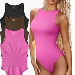thumbnail for 2023 cross-border Europe and the United States summer Amazon AliExpress tights sleeveless pit swimsuit one-piece briefs