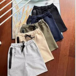 thumbnail for 2024 Summer New Men&#039;s Knitted Multicolor Front Pressure Adhesive Zipper Sports Shorts Shorts for 172