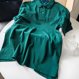 thumbnail for New light luxury business cotton short-sleeved T-shirt, pony embroidered two-button polo shirt, men's and women's tops, commuting