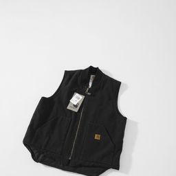 thumbnail for Cross-border high-quality car Kaha V02 retro washing workwear quilted casual solid color small standard shoulder vest couple