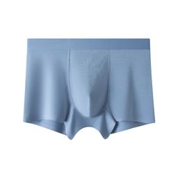 thumbnail for 60 Count Modal Men's Underwear Men's Mulberry Silk Inner 7A Antibacterial Seamless Breathable Boys Boxer Shorts