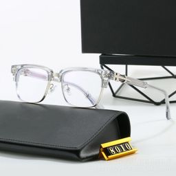 thumbnail for 克罗新款商务时尚高级感太阳镜男女复古高级感防蓝光平光镜潮8010