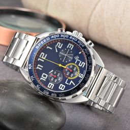 thumbnail for 2025 Fashion High Quality Men's Tape Steel Strip 6 Pin TA Home Quartz Watch Multifunction Watch Manufacturers Wholesale