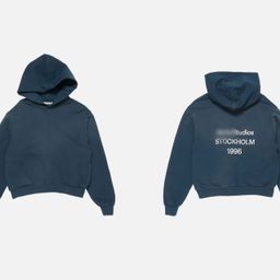 thumbnail for American niche washed and worn out 1996 letter hoodie couple men's and women's loose cross-border sweatshirt