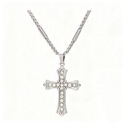 thumbnail for 2025 new creative fashion trendsetter with hot-selling men's necklace Korean version jewelry combination chain cross-border simplicity