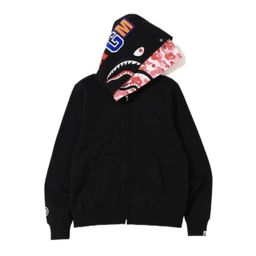 thumbnail for Thousands of girls American retro double hat camouflage hooded sweater zipper cardigan original national fashion autumn men's and women's coat