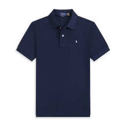 thumbnail for Novo algodão transfronteiriço de verão para homens de manga curta T-shirt jovem moda lapela solta camisa polo plus size cor sólida