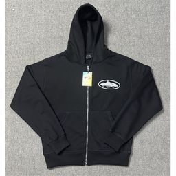 thumbnail for Cross-Border Foreign Trade Alcatraz Print Hooded Sweatshirt Hoodie Men and Women American High Street Sweatshirt Jogger Pants Set Trendy