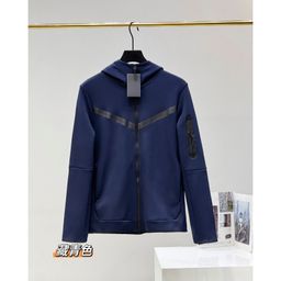 thumbnail for Spring Fall 2024 Casual Sports Cotton Air Layer Hooded Zip Cardigan Men's Jacket 490 Coat