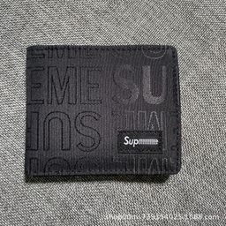 thumbnail for A generation of Sup ladies wallet casual student short wallet portable folding coin purse full embroidered wallet