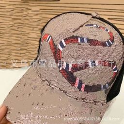 thumbnail for 2024 export to Europe and the United States foreign trade original single high quality correct version tiger print baseball cap fashion and simple