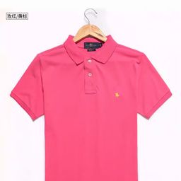 thumbnail for casual 2024 summer new men's short sleeve t-shirt youth fashion lapel loose plus size polo shirt tide