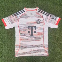 thumbnail for 242526 Real Madrid football jersey, Barcelona jersey, Brazilian shirt, World Cup training jersey printed T-shirt