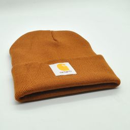 thumbnail for Amazon Hot Selling Cloth Sticker Stretch Knit Hat Women's European and American Tide Brand Hip Hop Hat Men's Autumn and Winter Warm Cold Hat Wholesale