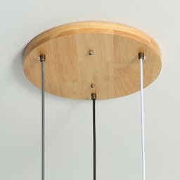 thumbnail for Three iron ceiling plate wood rectangle 50cm70cm chassis round 24cm30cm ceiling plate wholesale