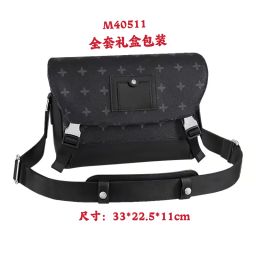 thumbnail for New Men's Casual Crossbody Bag Flip Messenger Bag Light Luxury Versatile Shoulder Bag Crossbody Bag Classic Presbyopic Bag