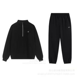 thumbnail for Correct version of a10 autumn and winter sports hooded sweatshirt headstring logo logo loose unisex sweatshirt set