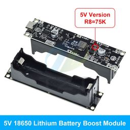 thumbnail for 3a high-power UPS18650 lithium battery boost charging 5V12V while charging and discharging UPS uninterruptible power supply module