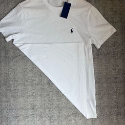 thumbnail for PL Ruff Pony Mark Classic Men's Cotton Round Neck Short-sleeved T-shirt Simple All-match Top Short-sleeved