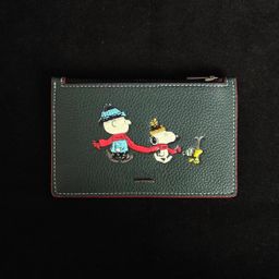 thumbnail for Snoopy Cute Card Holder, Compact Multi-Card Slot Coin Purse, Card Holder, Student Cartoon Zipper Card Holder, Small Wallet