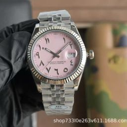 thumbnail for Double Head Men's and Women's Steel Belt Log Automatic Machinery Watch 31 36 41mm Cross-border Foreign Trade AliExpress Luminous Stainless Steel