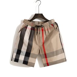 thumbnail for 2025 New Arrival Shorts Men's Summer Quick-drying Korean Style Trendy Beach Pants Students Casual Mid-length Pants Workwear Plaid Pants Cross-border