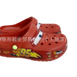 thumbnail for Original Unisex Shoes Carloban 95 Lightning Mcqueen Closed-Toe Non-Slip Outdoor Beach Fashion Clogs