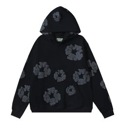 thumbnail for Cross-Border High-Quality D-T Kapok Foam 3D Sweatshirt American-Style Couple Hoodie Sweatpants Casual Set Ins