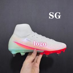 thumbnail for Cross-Border Putian Manufacturer Wholesale Training Outdoor Professional Sports Shoes Assassin 16Th Generation High-Top Fg Spiked Football Shoes