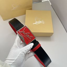 thumbnail for Factory wholesale new red and black double-sided belt fashion high classic Joker men's and women's letter belt a generation of hair