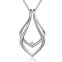 thumbnail for New cross-border Amazon Europe and the United States personality design simple geometric necklace ring bracket necklace manufacturers wholesale