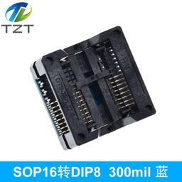 thumbnail for SOP8/SOP16 para DIP8 SA602 soquete de teste IC banhado a ouro soquete de conversão soquete de queima 150/200mil