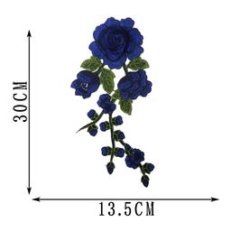 thumbnail for Clothing accessories, color embroidery, lace cloth paste, ethnic denim clothes, cloth patches, water-soluble flowers, new trend Su